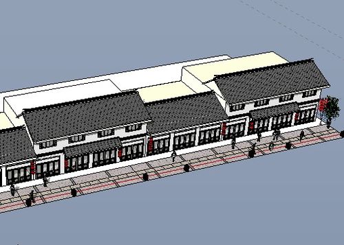 免费商业街SketchUp模型资源与建筑信息模型技术开发新趋势